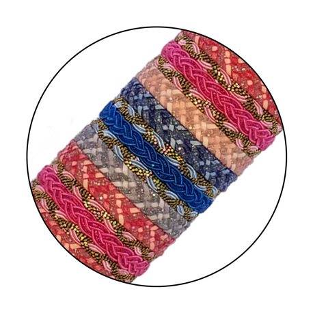 Textile bracelets. Wholesale. TX 054