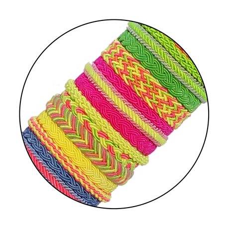 Textile bracelets. Wholesale. TX 057 F